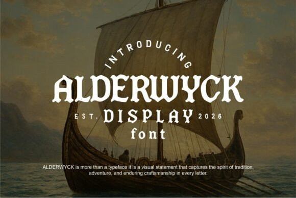 Alderwyck Font for Creative Projects
