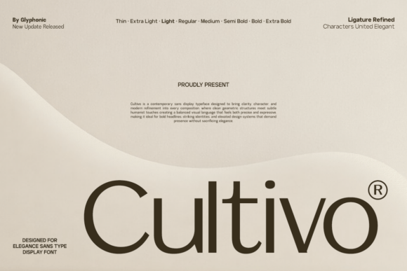 Cultivo: A Modern Sans Serif for Editorial Design