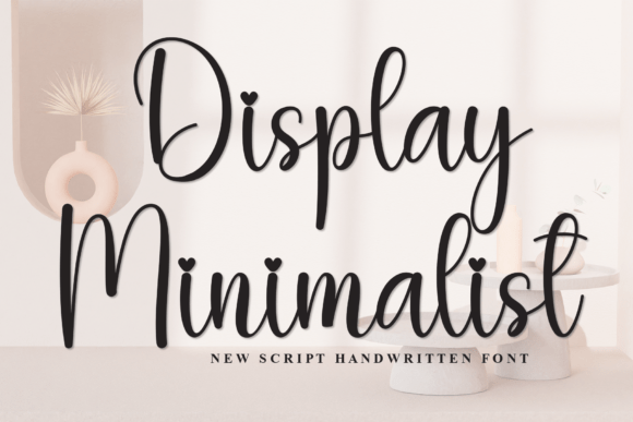 Display Minimalist Font