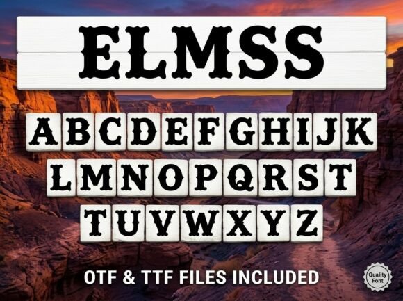 Elmss Font for Bold Design
