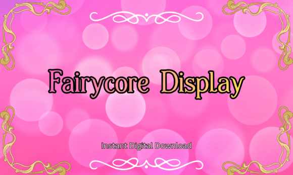 Fairycore Display Font for Magical Campaigns