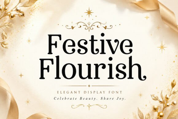 Festive Flourish Font