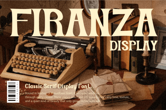 Firanza Display Font for Elegant Branding