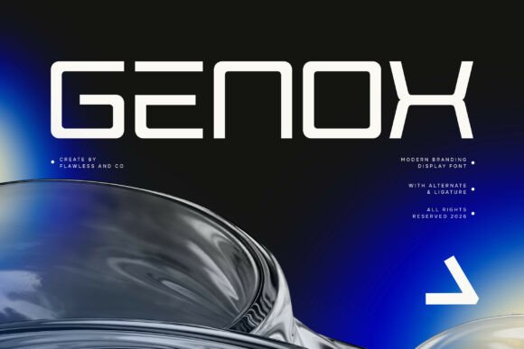 Genox: A Bold Font for Modern Campaigns