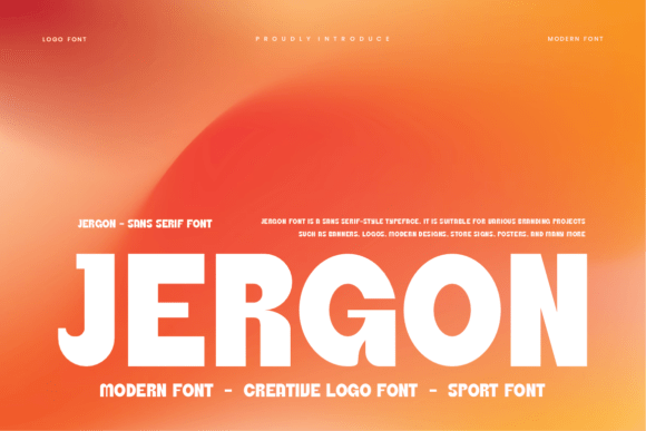 Jergon: A Bold Typeface for Editorial Design