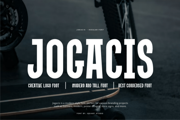 Jogacis Font for Creative Makers