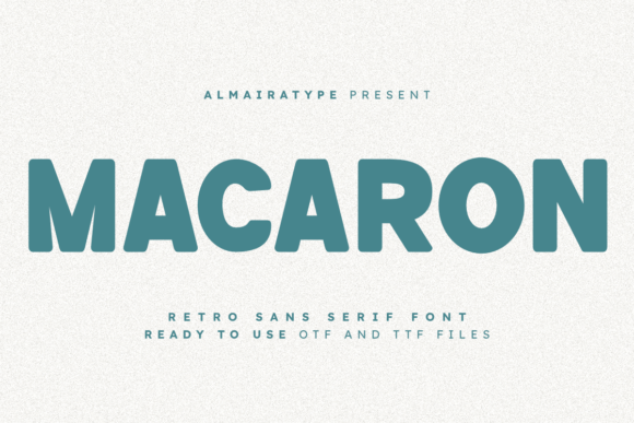Macaron Font: Bold Retro Style for Creative Projects