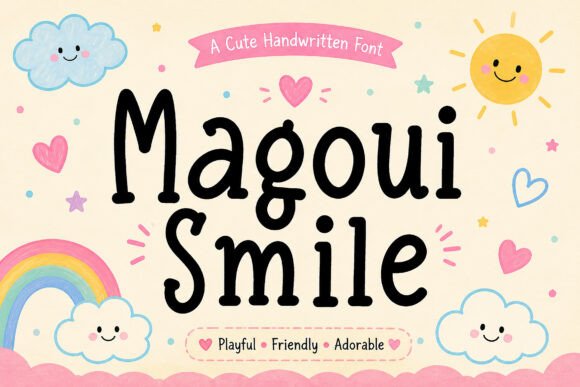 Magoui Smile Font for Creative Brands