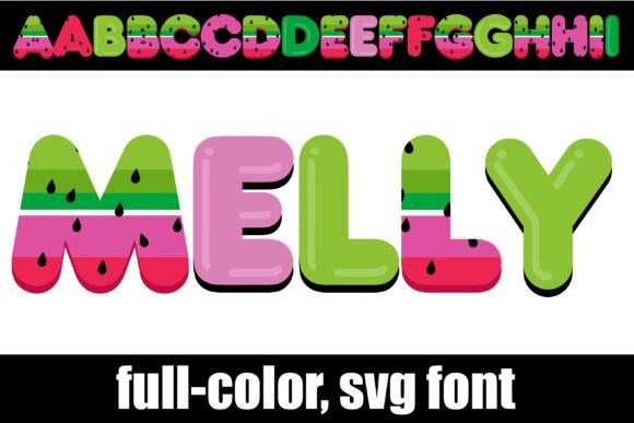 Melly Font: High-Shine Design