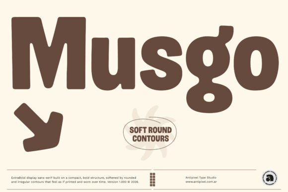 Musgo Font for Web Design
