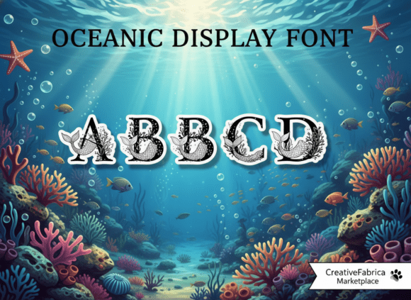 Oceanic Display Font for Business Branding and Marketing