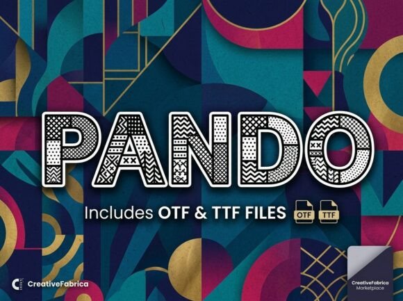 Pando: A Vibrant Display Font