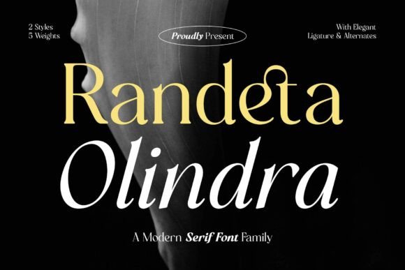 Randeta Olindra Font Review: A Sophisticated Serif for Creative Makers