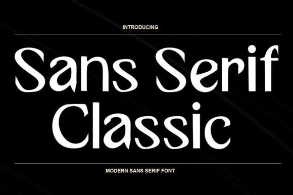 Sans Serif Classic Font