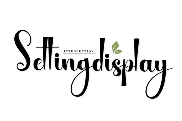Setting Display Font for Creative Makers