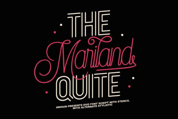 The Mariland Quite Font for Business Branding