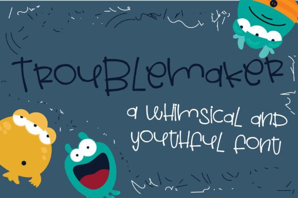 Troublemaker Family Font