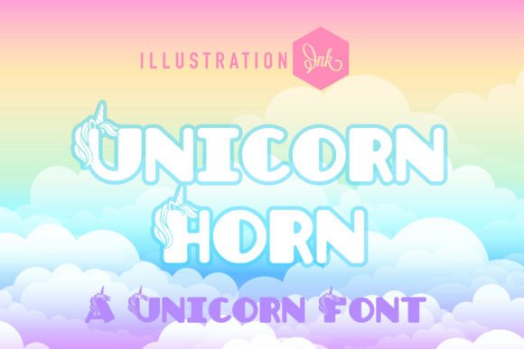 Unicorn Horn Font for Creative Branding