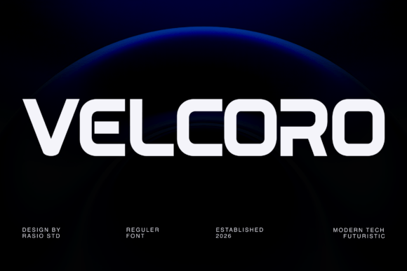 Velcoro: A Cybernetic Display Font